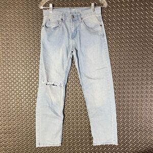 Steves Jeans Women's Skinny Tapered Leg Light‎ Wash Faded Stretch Pants Size 12